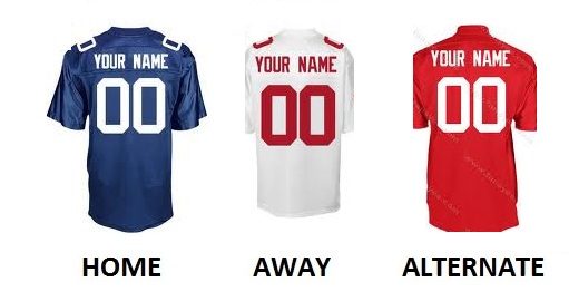 (image for) NEW YORK G Pro Football Number Kit - Click Image to Close